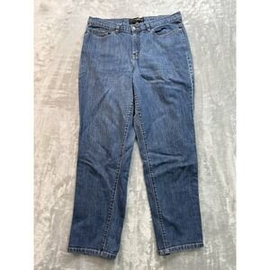 Venezia Y2K Jeans Womens Sz 16 Petite Blue Skinny Stretch Mid Rise Walking Beach
